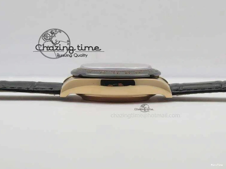 MiroTime 0326 Comfortable Daytona 116515 Noob 1:1 Best Edition Black RG Dial On Black Leather Strap A 3788